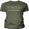 Father an Essential Element - Science Dad Shirt for Men - F/Military-2X view 1