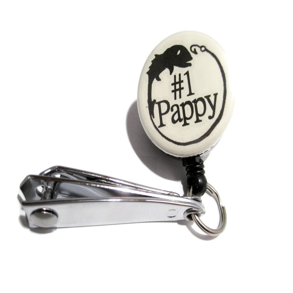 ATLanyards Pappy Fishing Tool, Gift for Pappy, Pappy Fishing Gift, Fishing Nippers, Fishing Clippers, Khaki 29