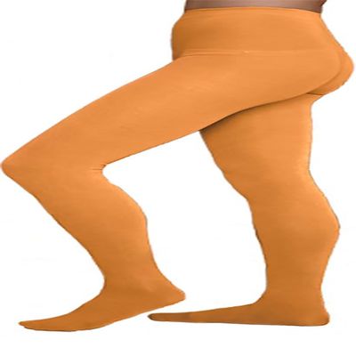 ChloeNoel Figure Skating Medium Tan Footed Tights TF8830 Medium Tan Adult Small