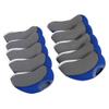 Jili Online 10 Pieces Neoprene Golf Iron Club Transparent Window Head Cover Protection Case Set Dark Blue view 3
