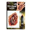 Fun World Unisex-Adult's Halloween Tattoo Wound with Bloody Scab, Multi, Standard view 1