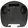Caravan Sports GCH01051 Side Table and Cup Holder, Black view 1