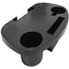 Caravan Sports GCH01051 Side Table and Cup Holder, Black view 2