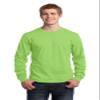 Port & Company - Long Sleeve Core Cotton Tee 3XL Lime view 1
