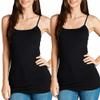 2 Pack Active Basic Women's Basic Tank Top Med Black, Black view 1