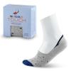 Marcoliani Milano No Show Socks Men - Polka Dot Invisible Touch [Born in Italy & Premium Quality] Inspired by Italian Style | Essence of Cotton - Color Silver Grey view 1
