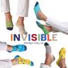 Marcoliani Milano No Show Socks Men - Polka Dot Invisible Touch [Born in Italy & Premium Quality] Inspired by Italian Style | Essence of Cotton - Color Silver Grey view 3