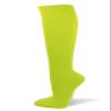 COUVER Youth/Kids Knee High Polyester Sports Athletic Baseball Softball Socks, Neon Green, 9-12 Years view 1