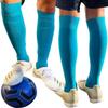 COUVER Youth/Kids Knee High Polyester Sports Athletic Baseball Softball Socks, Neon Green, 9-12 Years view 3