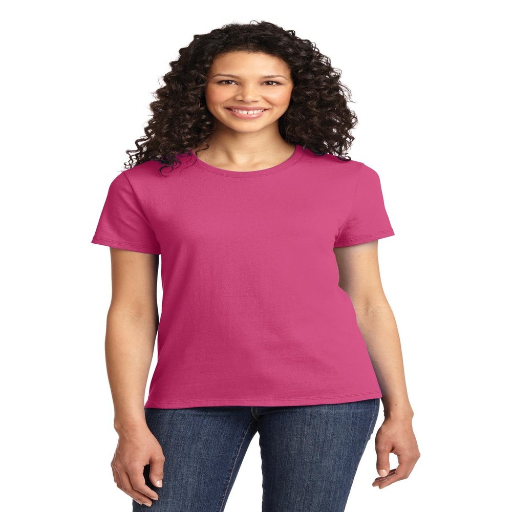 Port & Company - Ladies Essential Tee M Sangria