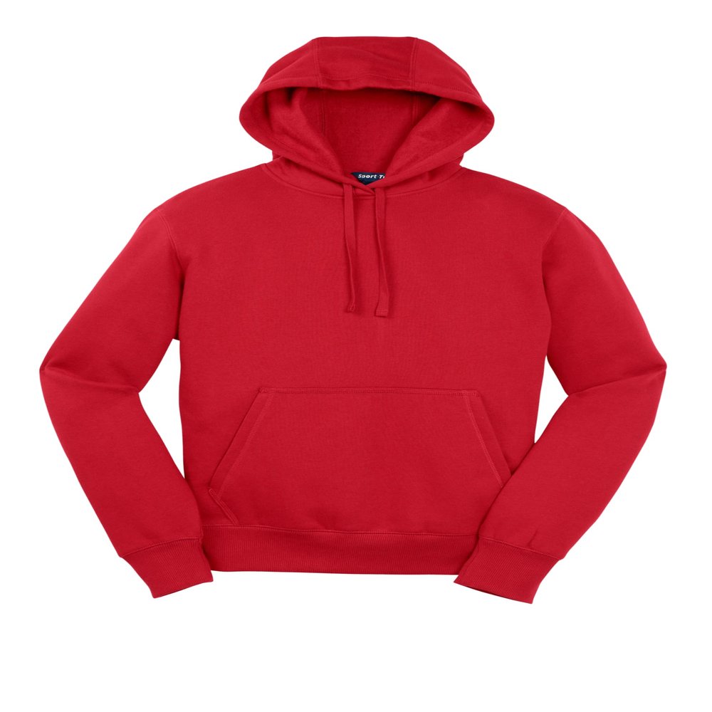 SPORT-TEK Unisex Pullover Hooded Sweatshirt True Red