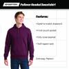 SPORT-TEK Unisex Pullover Hooded Sweatshirt True Red view 4