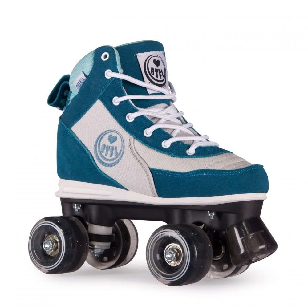 BTFL Roller Skates Sneaker Skates for Girls, Boys, Women and Men - Ideal for Outdoor, Rink, Artistic and Rhythmic Skating (Romy, US Women's 5 / US Men's 3.5)