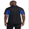 SPORT-TEK Unisex Side Blocked Micropique Sport-Wick Polo, Black/True Royal, 5XL view 3