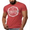 (0001) Detroit Motor City Forever T-Shirt, Detroit T-Shirts LLC Heather Red view 3