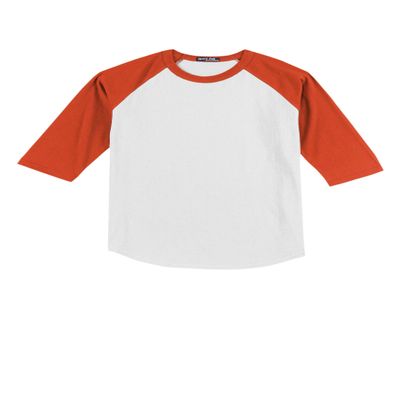 SPORT-TEK Youth Colorblock Raglan Jersey | 3/4 Sleeve Sporty T-Shirt for Boys & Girls, Relaxed Fit Cotton Tee for Kids