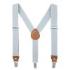 AWAYTR Kids Boys Adults Suspenders - 4 Sizes Sturdy Metal Clips Elastic Adjustable Suspender (27 inches (5 Years-9 Years),Light gray) view 1