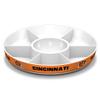 Fremont Die NFL Cincinnati Bengals Party Platter, 14.5" Diameter, 14.5" Diameter, White/Team Colors view 1