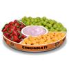 Fremont Die NFL Cincinnati Bengals Party Platter, 14.5" Diameter, 14.5" Diameter, White/Team Colors view 2