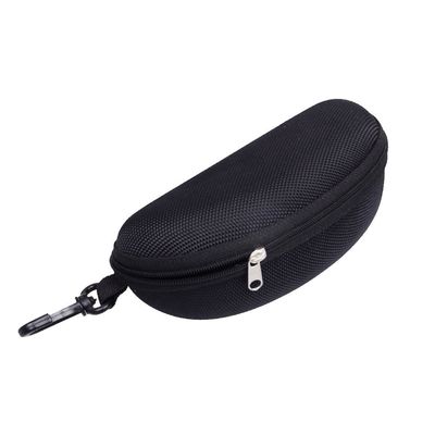 Amrka Sunglasses Reading Glasses Carry Case Bag Hard Zipper Box Travel Pack Pouch (Black)