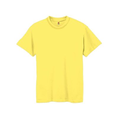 Hanes Boys' TAGLESS ComfortSoft Crewneck T-Shirt_Yellow_M