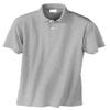 Hanes Cotton-Blend Jersey Men's Polo Light Steel view 1