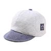 Baby Boy Baseball Cap Striped Sunhat Letter Sun Protection Hat,Sun Hat for Baby Boy and Baby Girl (Gray, 1pcs) view 1