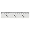Azeeda 'Scoring Basketball Player' 15cm (6 Inch) White Plastic Ruler (RL00018393) view 1