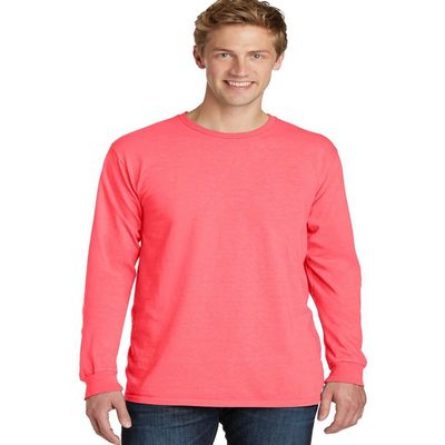 Port & Company Beach Wash Garment Dyed Long Sleeve Tee