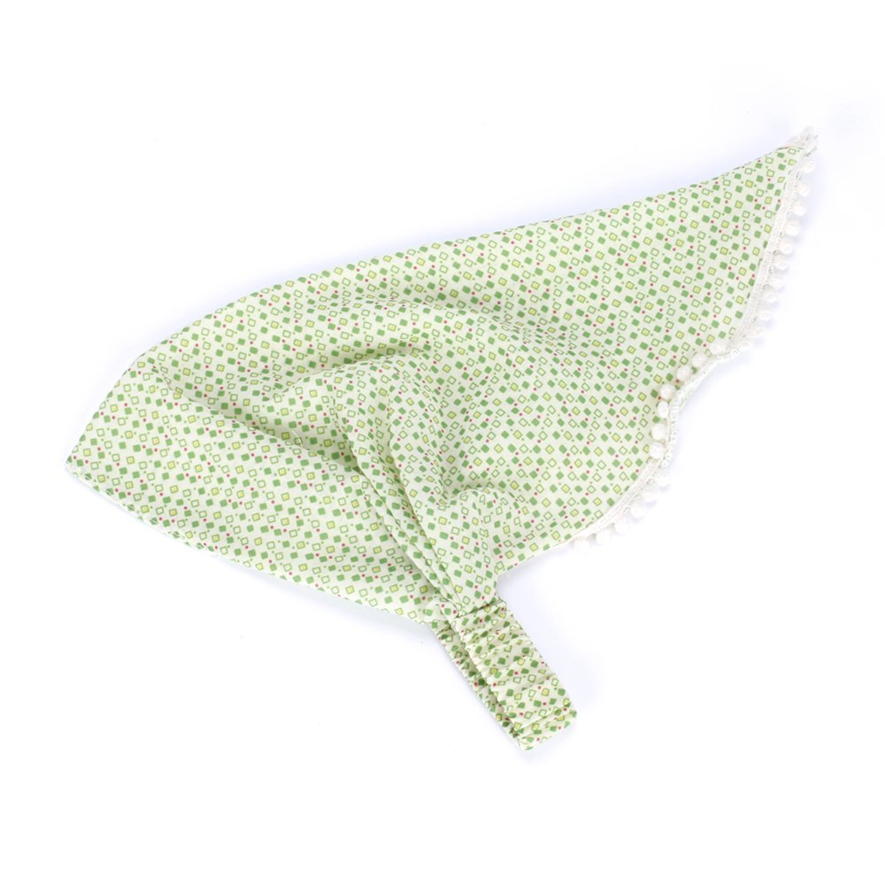 Peppercorn Kids Girls Bandana Head Scarf/Headband - Green (3-8 Y)