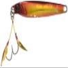 JACKALL Metal Jig Las Pateen TG 3.0 inches (76 mm), 2.8 oz (80 g), Red Gold/Magma Wave Holo Lure view 1