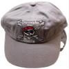 AES Surrender The Booty Pirate Grey Washed Distressed Drab Embroidered Cap Hat view 2