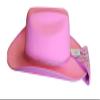 Aeromax Junior Cowboy Hat with Bandanna 6 piece party pack, Pink Sparkle. view 4