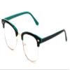 "Babo" Slim Oval Style Celebrity Fashionista Pattern Temple Reading Glasses Vintage view 1