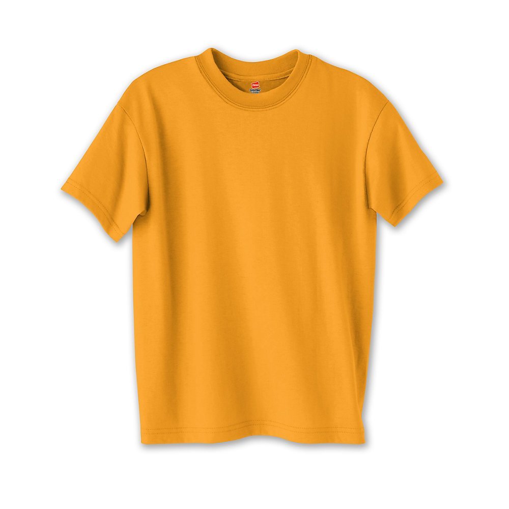 Hanes Kids' ComfortBlend EcoSmart Crewneck_Gold_XS