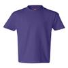 Hanes Authentic TAGLESS Boys' Cotton T-Shirt_Purple_L view 1