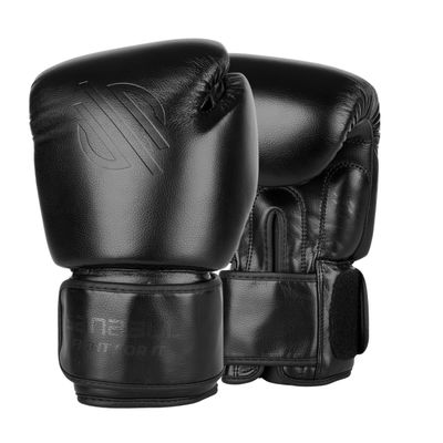 Sanabul Battle Forged Boxing Gloves for Men & Women, Kickboxing MMA, Muay Thai Gloves and Heavy Bag Training Punching & Sparring, Black 10 oz