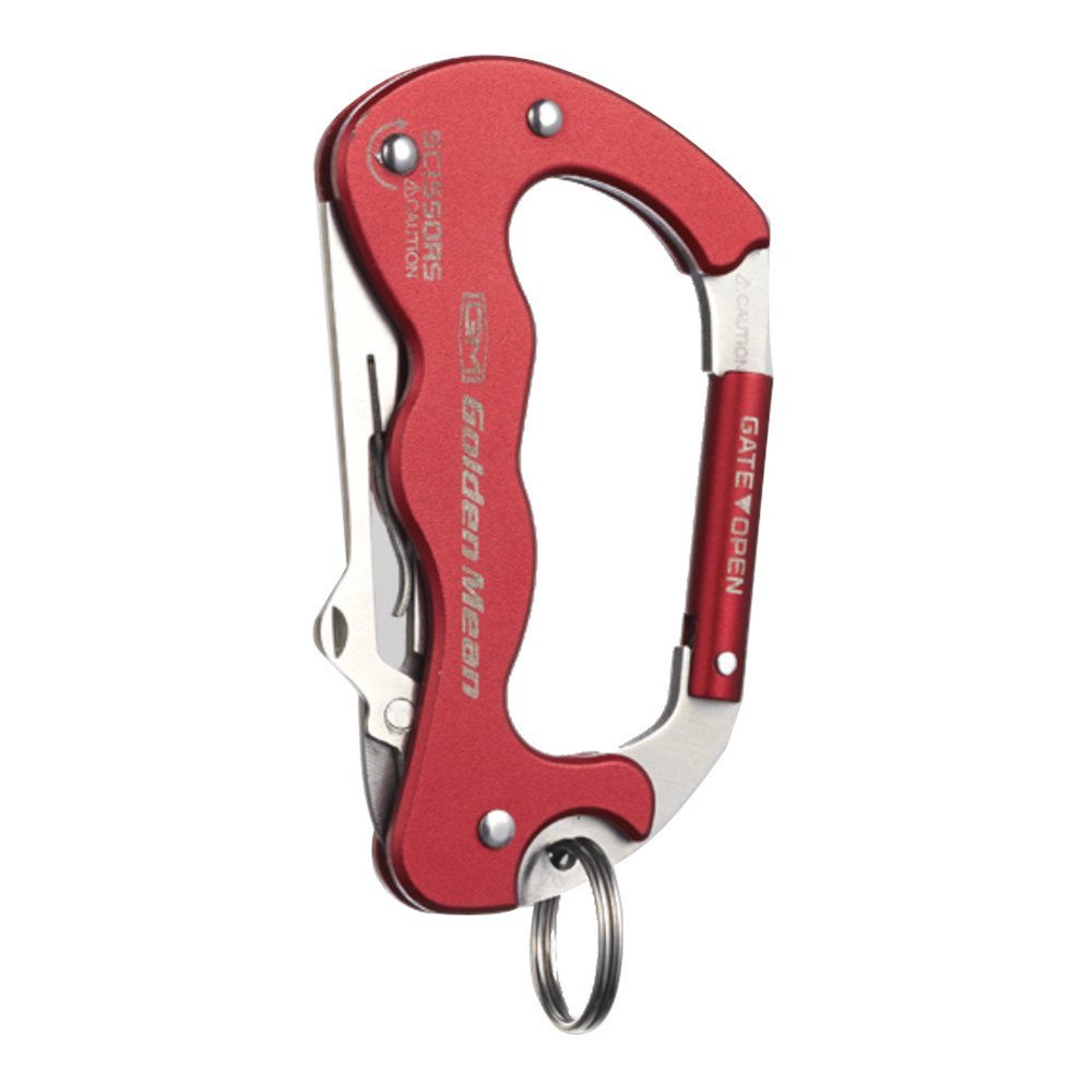 Golden Mean GM Carabiner Scissor Red.