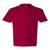Hanes Authentic TAGLESS Boys' Cotton T-Shirt_Deep Red_XS view 1