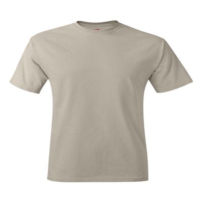 Hanes TAGLESS T-Shirt, Sand, S
