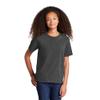 Port & Company - Youth Core Cotton Tee S Dark Heather Grey view 3