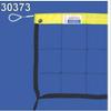 BuyBocceBalls Listing - Carron Neon Volleyball Net with Yellow Headband - 32' X 3', 21 Nylon, 1/4" Steel Cable top and Bottom view 1