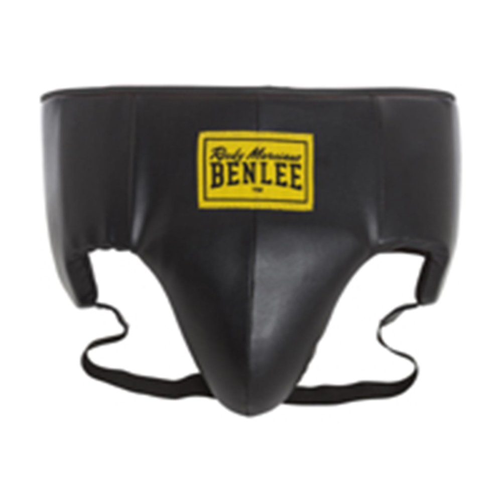 BENLEE Groin Protector Faux Leather Lucca, Color:Black, Size:2XL