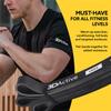 3DActive Pull Up Assist Band - Resistance Band for Strength Training, Powerlifting, Body Stretching, Crossfit - Exercise Guide Included - 30 to 60 lbs - Black. view 4