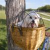 M-Wave Bicycle Wicker Pet Basket Front or Rear Mount, 17 x 12 x 8.5 in view 2