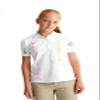 French Toast Girls' Pull-On Tie Front Stretch Twill Short, Khaki, 12 view 2