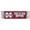 FANMATS 61418 Mississippi State Bulldogs 2 Piece Team Slogan Decal Sticker Set view 1