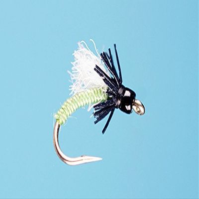 Montana Fly Company Galloup's Shop Dip - Caddis Green #18, 1/2 DOZ