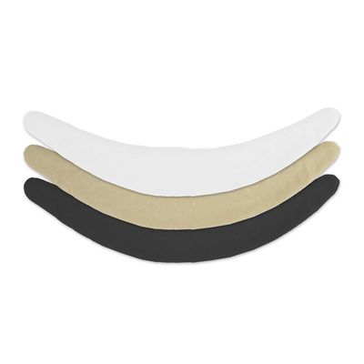 More of Me to Love Viscose and Cotton Blend Tummy Liner 3-Pack, XX-Large, Black, Beige, White