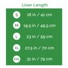 More of Me to Love Viscose and Cotton Blend Tummy Liner 3-Pack, XX-Large, Black, Beige, White view 3
